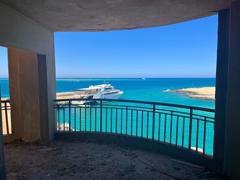 Studio for sale with private beach and sea view and installment in Hurghada